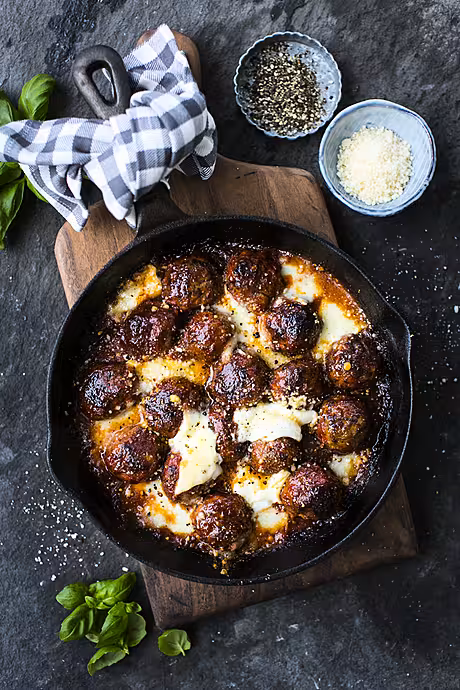 The Best Baked Meatballs | DonalSkehan.com, I guarantee these meatballs are 100% worth all the effort! 