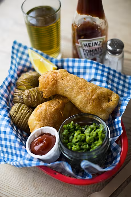 Beer Batter Fish with Hasselback Potatoes | DonalSkehan.com, Traditional fish & chips with an easy twist! 