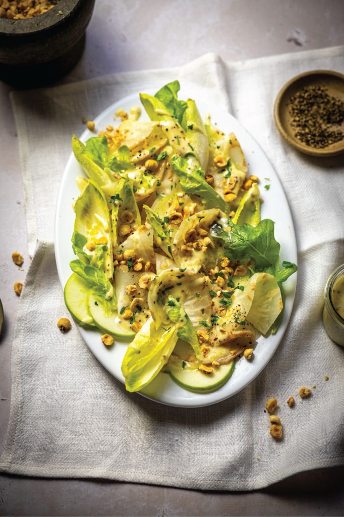 Roast Celeriac Salad and Hazelnut and Winter Leaves | DonalSkehan.com
