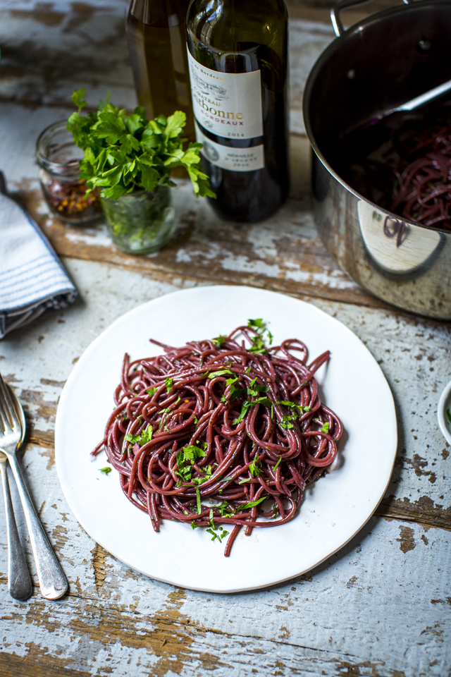 Drunken Spaghetti | DonalSkehan.com, Pasta and and a glass of red is a marriage made in heaven. I've combined the two in one delicious dish for a midweek meal with maximum impact.