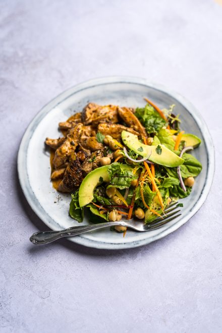 Private: Harissa Chicken with Rainbow Salad | DonalSkehan.com