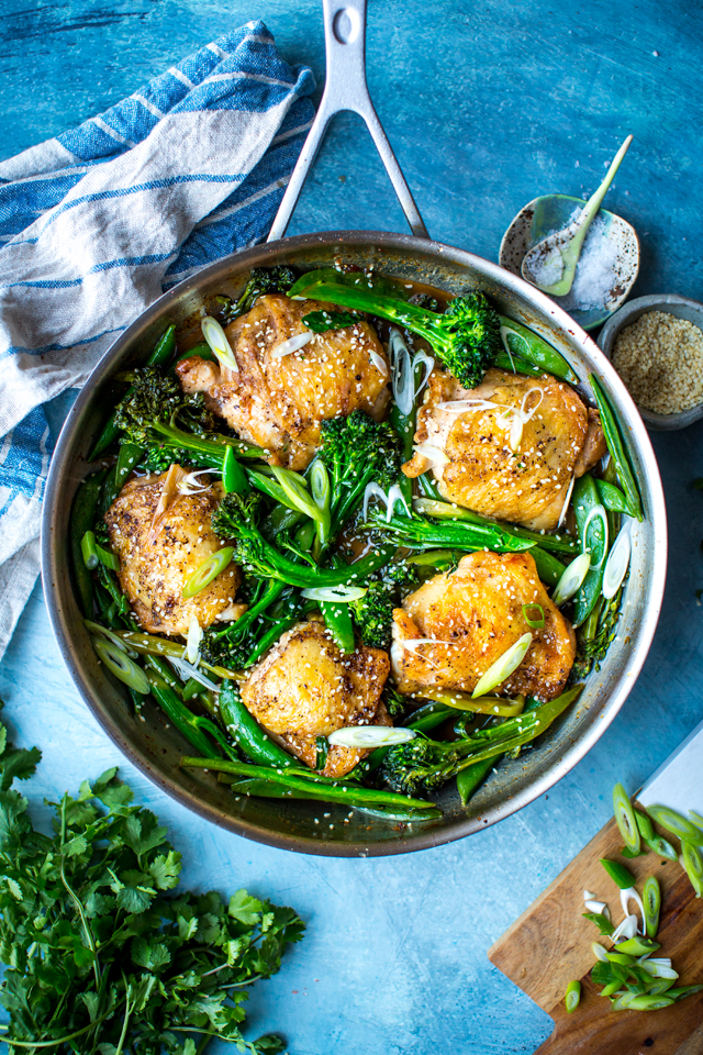 Honey Garlic Chicken | DonalSkehan.com, Flavourful weekday chicken meal.