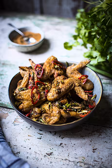Bang Bang Numbing Chicken Wings | DonalSkehan.com, Spice up your life with these lip-smacking chicken wings.