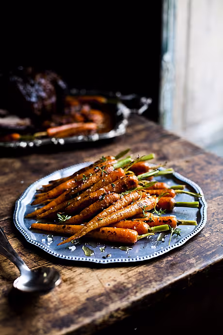 Honey Glazed Carrots | DonalSkehan.com, A perfect side dish with a traditional roast.