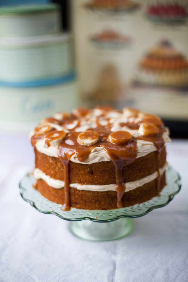 Banoffee Cake | DonalSkehan.com, Perfect as a birthday or celebration cake.