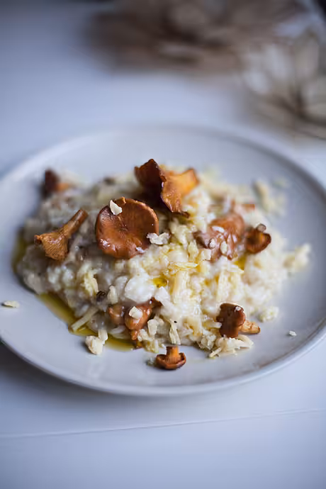 Wild Mushroom Risotto | DonalSkehan.com, A creamy and delicious lunch or light supper. 