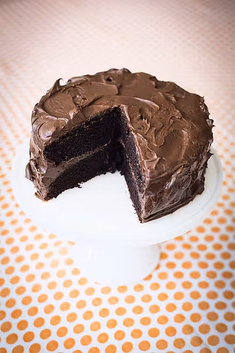 One Bowl Chocolate Cake | DonalSkehan.com, Best.Chocolate.Cake.EVER.