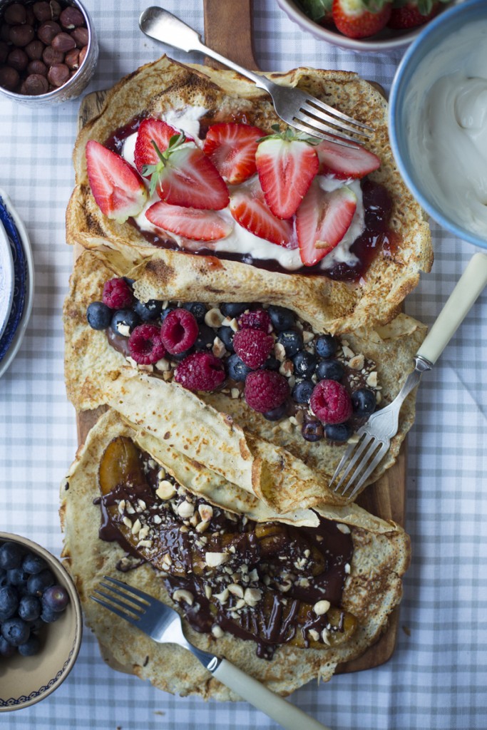 Pancakes Three Ways | DonalSkehan.com, What's better than pancakes? Three kinds of different pancakes! 