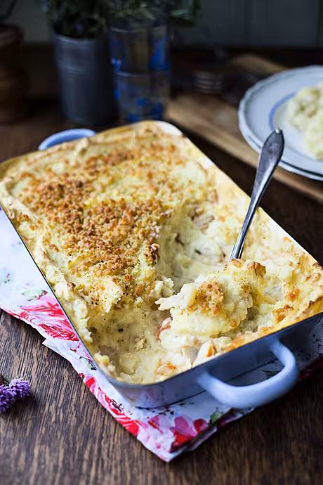 Smokey Fish Pie | DonalSkehan.com, A hearty, comforting family supper for a blustery winter's day.