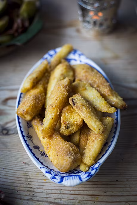 Roasted Buttery Parmesan Parsnips | DonalSkehan.com, The secret of these crispy roast parsnips? A coating of polenta!
