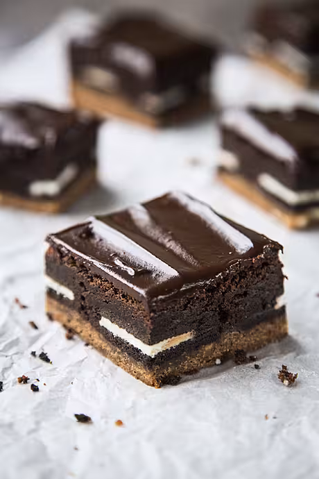 Cookie Dough Brownies | DonalSkehan.com, These brownies are quite frankly ridiculous!