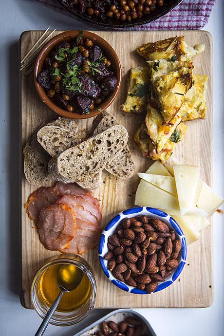 Spanish Tapas | DonalSkehan.com, Accompanied by a glass of Spanish wine or beer, this snack selection makes for great party food.