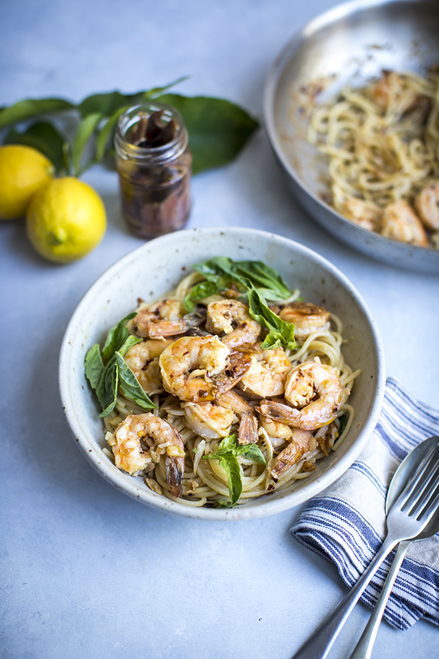 Spicy Prawn Aglio E Olio | DonalSkehan.com