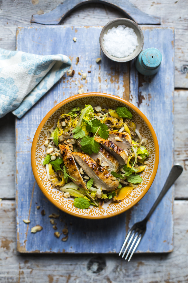 Tequila Chicken Salad | DonalSkehan.com, A chicken salad recipe with a naughty secret!