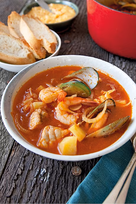 Fragrant Seafood Bowl | DonalSkehan.com, Delicious dinner for cold winter evenings!