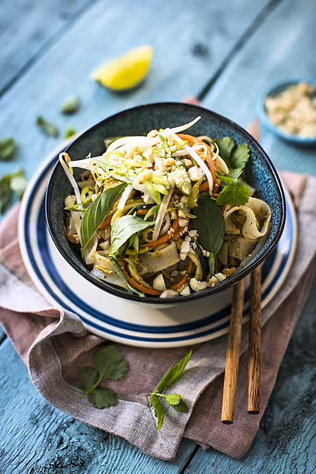 Vegetable Pad Thai | DonalSkehan.com, This humble noodle recipe is 100% one of my dessert island dishes...