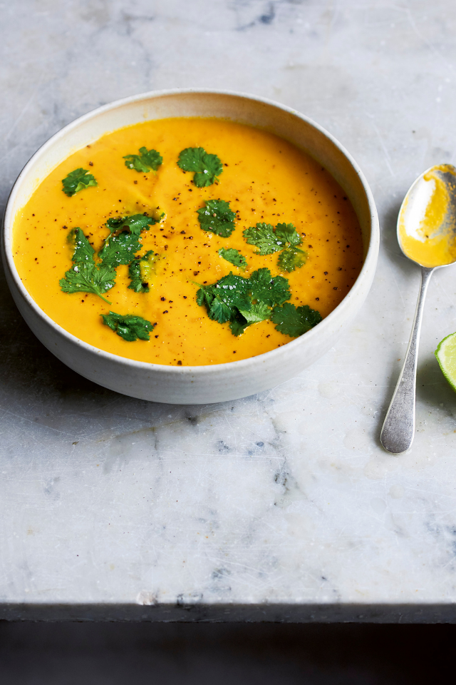 Spiced Carrot & Coriander Soup | DonalSkehan.com