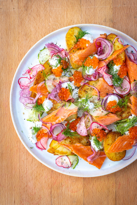 Smoked Trout and Potato Salad | DonalSkehan.com
